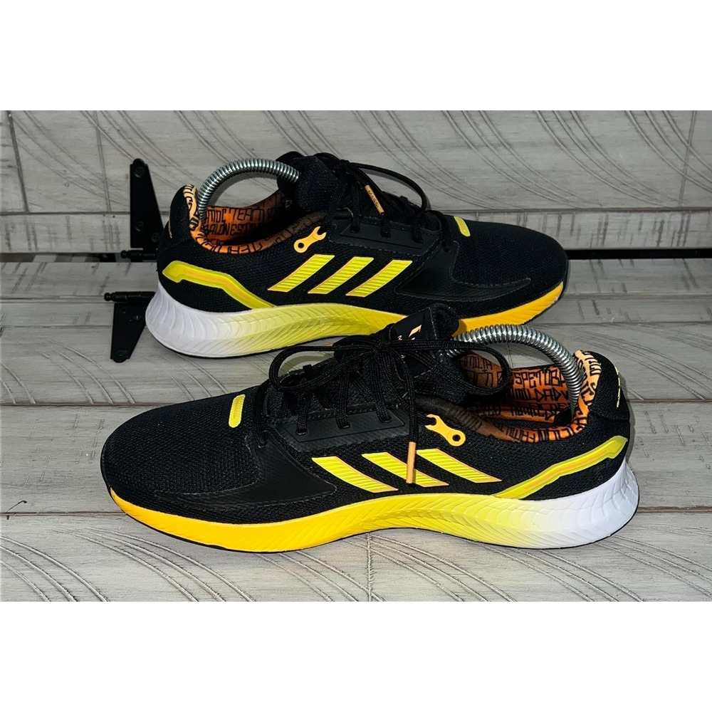 Adidas RunFalcon 2.0 GW3670 Black Running Shoes Men's Size 7.5
